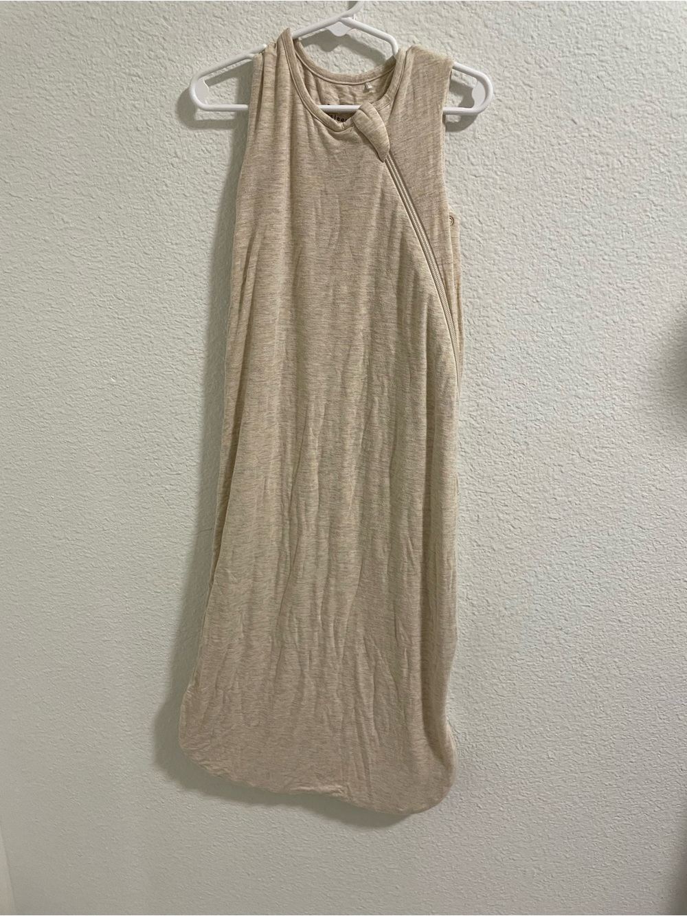 Little Sleepies Beige Sleeveless bamboo sleep sack